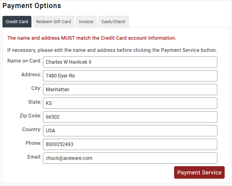 Payment Options